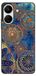 1001Coques - Coque renforcée compatible avec Xiaomi Redmi 13C 4G - Design mandala bleu - TPU + dos métal sublimé antichoc