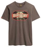 Superdry Gasoline Graphic Relaxed T-shirt Heren Vintage Black S