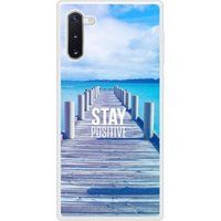 Samsung Bedrukt siliconen hoesje compatibel met Galaxy Note 10 Stay positive