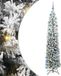 vidaXL Kunstkerstboom Groen 240 cm PVC en Staal en Kunststof