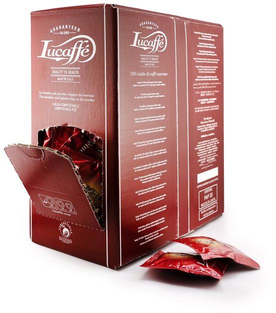 Lucaffe MAMMA LUCIA 44mm E.S.E. System Kaffee Pads 150 Stück