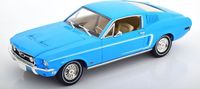 Greenlight Ford Mustang Fastback Coupé 1968 blauw