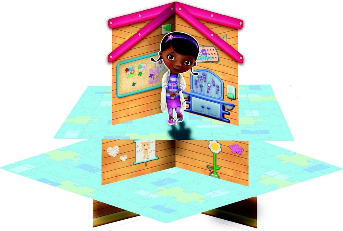 Procos 84025 Cupcake standaard Doc McStuffins, 2 etages