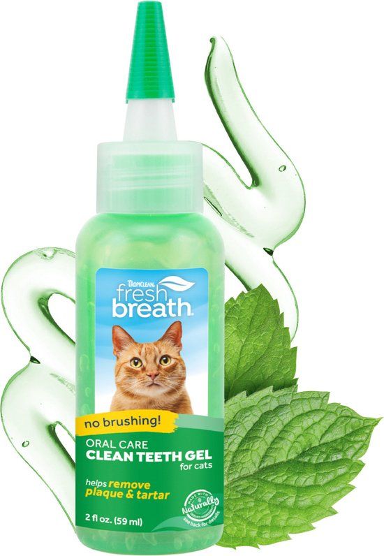 TropiClean Fresh Breath Tandgel Katten Gebitsverzorging