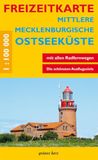 Freizeitkarte Verlag grünes herz Freizeitkarte Mittlere Mecklenburgische Ostseeküste