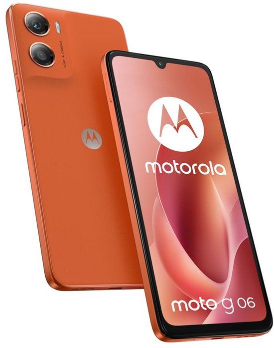 Motorola Moto G06 Dual SIM 64 GB 6.88" Arabesk Oranje