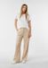 Comma Broek W38 X L34 Regular Fit Regular Waist Polyester Beige Haaksluiting Rits Lang Steekzakken Vrouwen Volwassenen Herfst/Winter 2025 Broek Zakelijk Standaardmaten Mode
