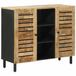 vidaXL - Opbergkasten - Naturel - 90 x 33 x 75 cm - Massief Mango Hout
