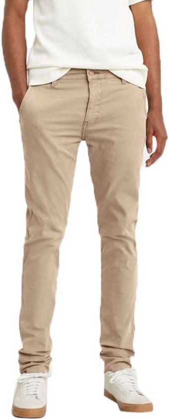 Levi's XX Slim II Chino Broek - Beige - Heren - Maat 38/34