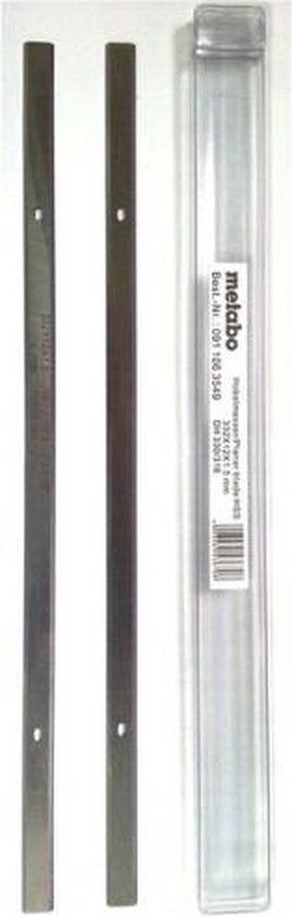 Metabo 0911063549 DH330/316 HSS Omkeerbare Schaafbeitel - 332x12x1,5mm / 2 Langgaten (2st)