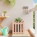 Maison Exclusive - Jardinière en bois massif Douglas, design imitation clôture en lattes, 50x50x50 cm