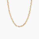 Histoire d'Or Collier Carlo Or Bicolore Maille Marine Ronde