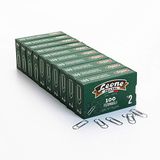 Leone Dell'Era 1000 stuks verzinkte klemmen nr. 2-26 mm, staart 10 dozen à 100 stuks, gemaakt in Italië