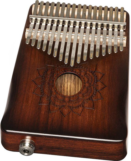 Stagg KALI-PRO17E-MA Elektrische Kalimba - 17 Toetsen - Mahonie - Natuurlijk