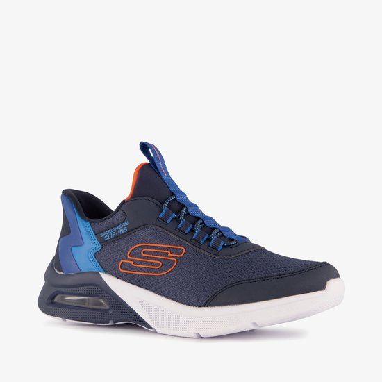 Skechers Slip-ins: Microspec Max jongens sneakers - Blauw - Maat 27