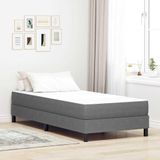 Maison Exclusive - Matelas de lit avec surmatelas, gris clair, 100 x 200 cm, tissu