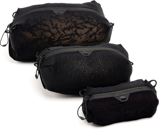 Peak Design Ultralight Mesh Packing Cube Bundle - Black - XXS/XS/S