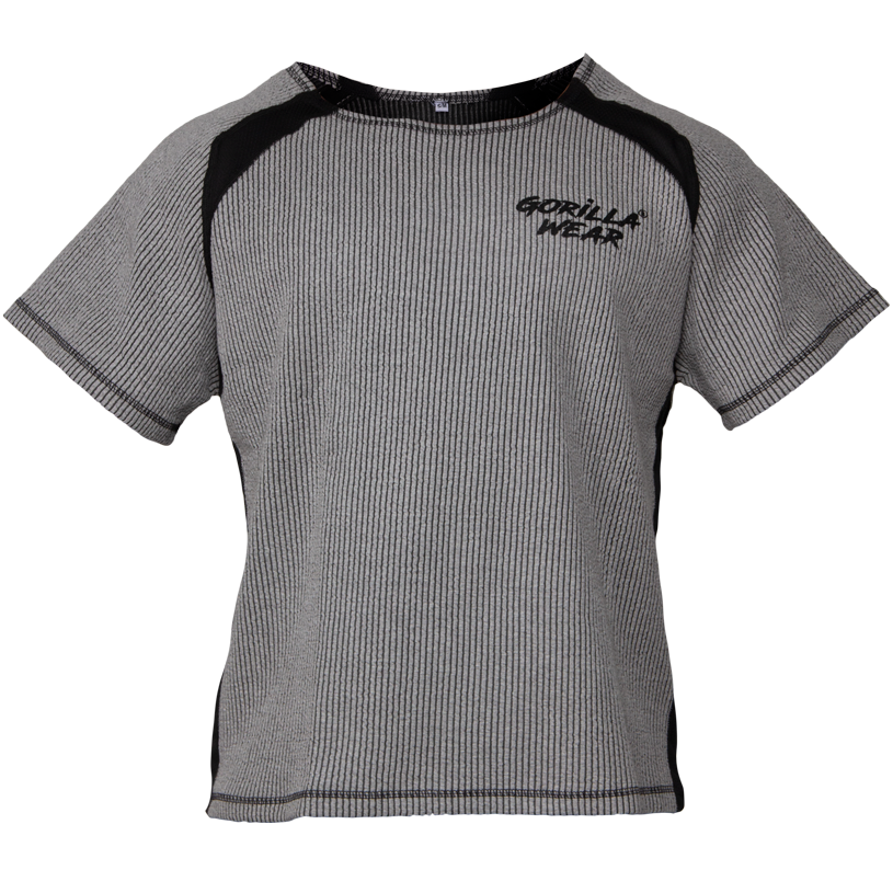 Gorilla Wear Augustine Old School Work Out Top - Gray - S/M