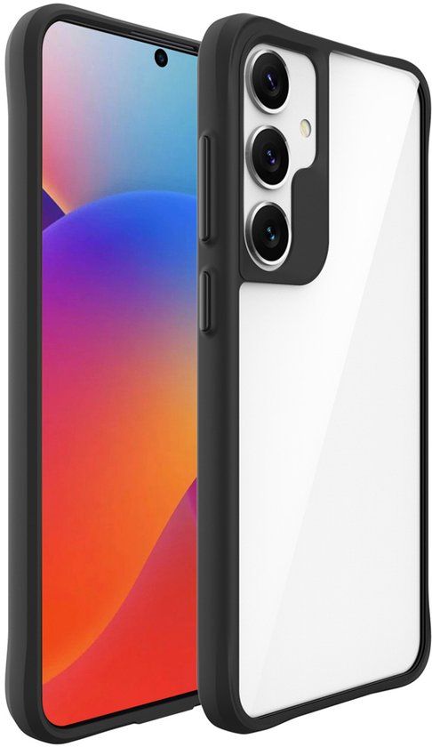 imoshion Hoesje - Geschikt voor Samsung Galaxy S25 - Hybrid Carbon Case - Zwart