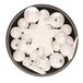 Bellatio Decorations kerstballen set - 34-dlg - parelmoer wit - incl. piek - kunststof