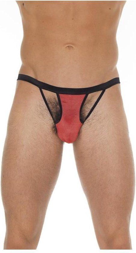 Rimba Amorable - Rood/Zwarte Herenstring - One Size