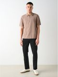 Next Heren Slim Fit Broek Zwart Katoen W30 x L33