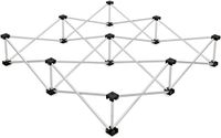 Gear4music 20cm draagbare stellage van Gear4music, 1m x 1m