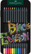 Faber-Castell Black Edition Kleurpotloden - 12 stuks in metalen etui