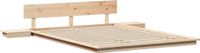 vidaXL Bedframe - Hout - Naturel - 140 x 200 cm