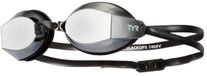 Tyr Black Ops 140ev Zwembril Met Spiegelglazen Zwart