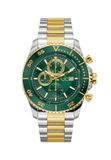 Gc Gc Speedracer Chrono Metal Quartz Chronograafhorloge Zilver En Geel Goud Kast Gemaakt Van 100% Roestvrij Staal En Een Armband Van 100% Roestvrij Staal 44 Z51006G9, Z51007G7