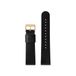 Komono Strap 20 Zwart Leren Unisex Horlogebandje