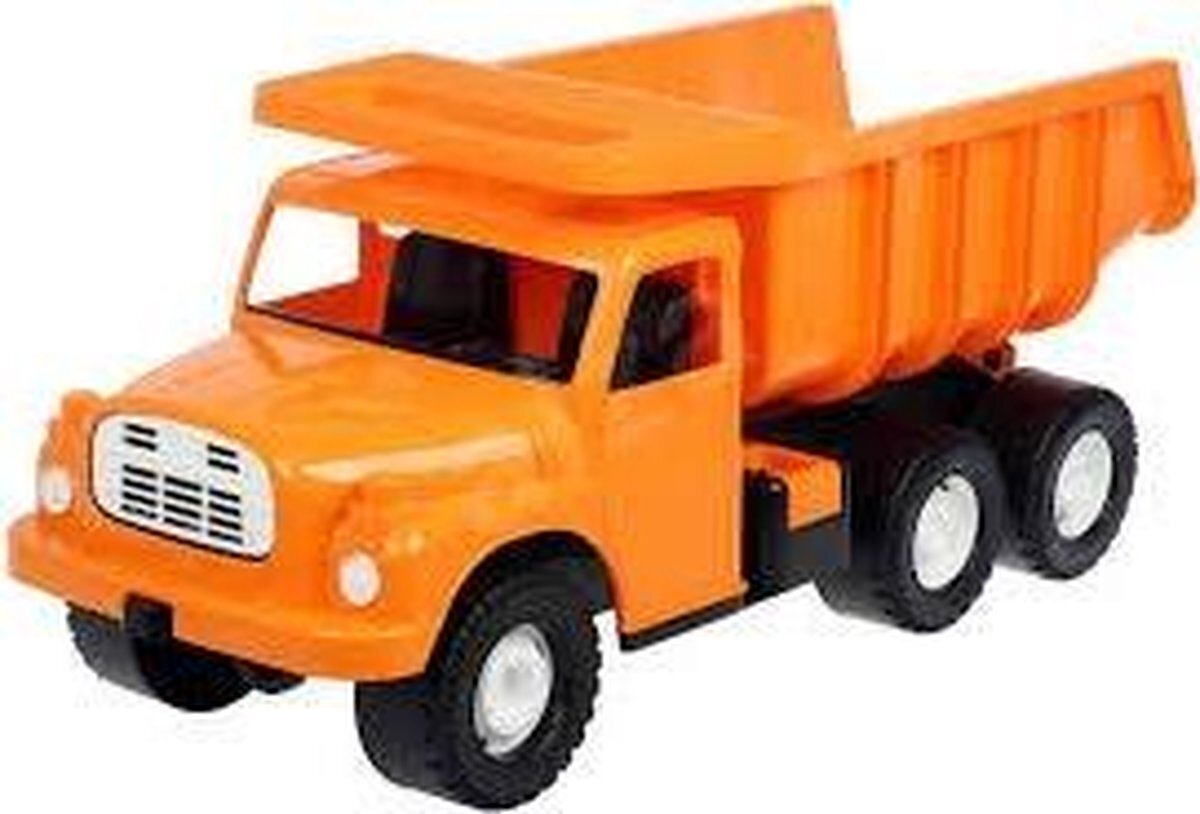 Dino Toys Tatra Truck kiepwagen - 70 cm - Oranje - 100kg draaggewicht