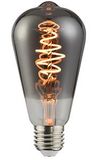 Enzo Nordlux LED ST64 E27 5-15W 1800K filament spiraal grey dimbaar - 2760085