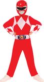 RUBIES FRANCE - Power Ranger Kostuum rood kinderen - 110/116 (5-6 jaar)