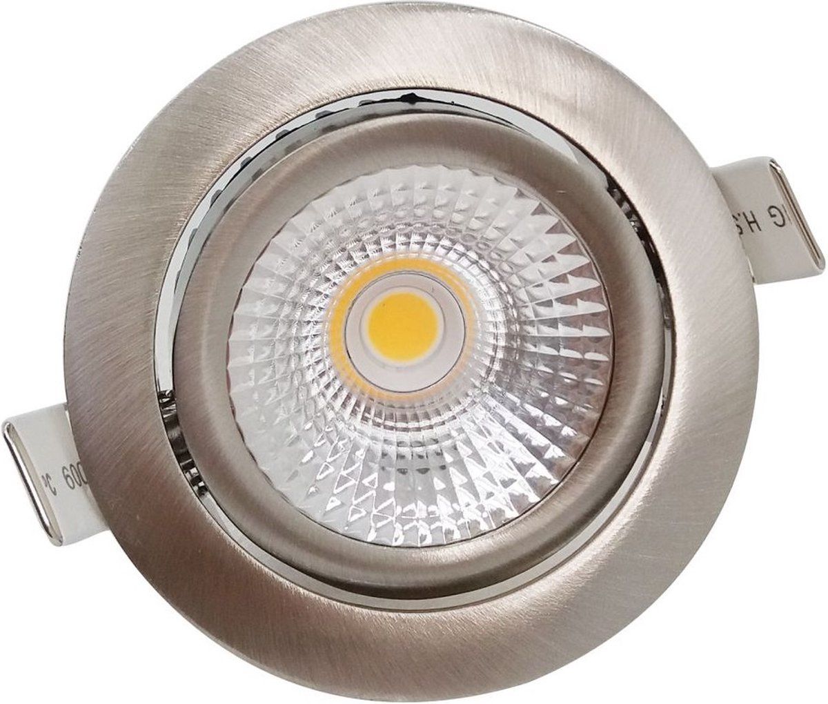 LCB LED Inbouwspot RVS Dimbaar - 5W - 2700K Warm Wit Licht