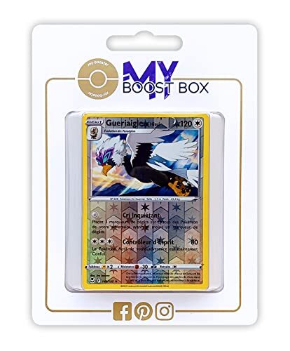 my-booster Gueriaigle de Hisui (Hisuian Braviary) 149/195 Holo Reverse - Myboost X Epée et Bouclier 12 Tempête Argentée - Doos met 10 Franse Pokemon kaarten