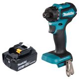 Makita DDF 083 T1 Accuboormachine 18 V 40 Nm 1/4'' Borstelloos + 1x Oplaadbare Accu 5.0 Ah - Zonder Oplader