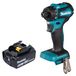 Makita DDF 083 T1 Accuboormachine 18 V 40 Nm 1/4'' Borstelloos + 1x Oplaadbare Accu 5.0 Ah - Zonder Oplader