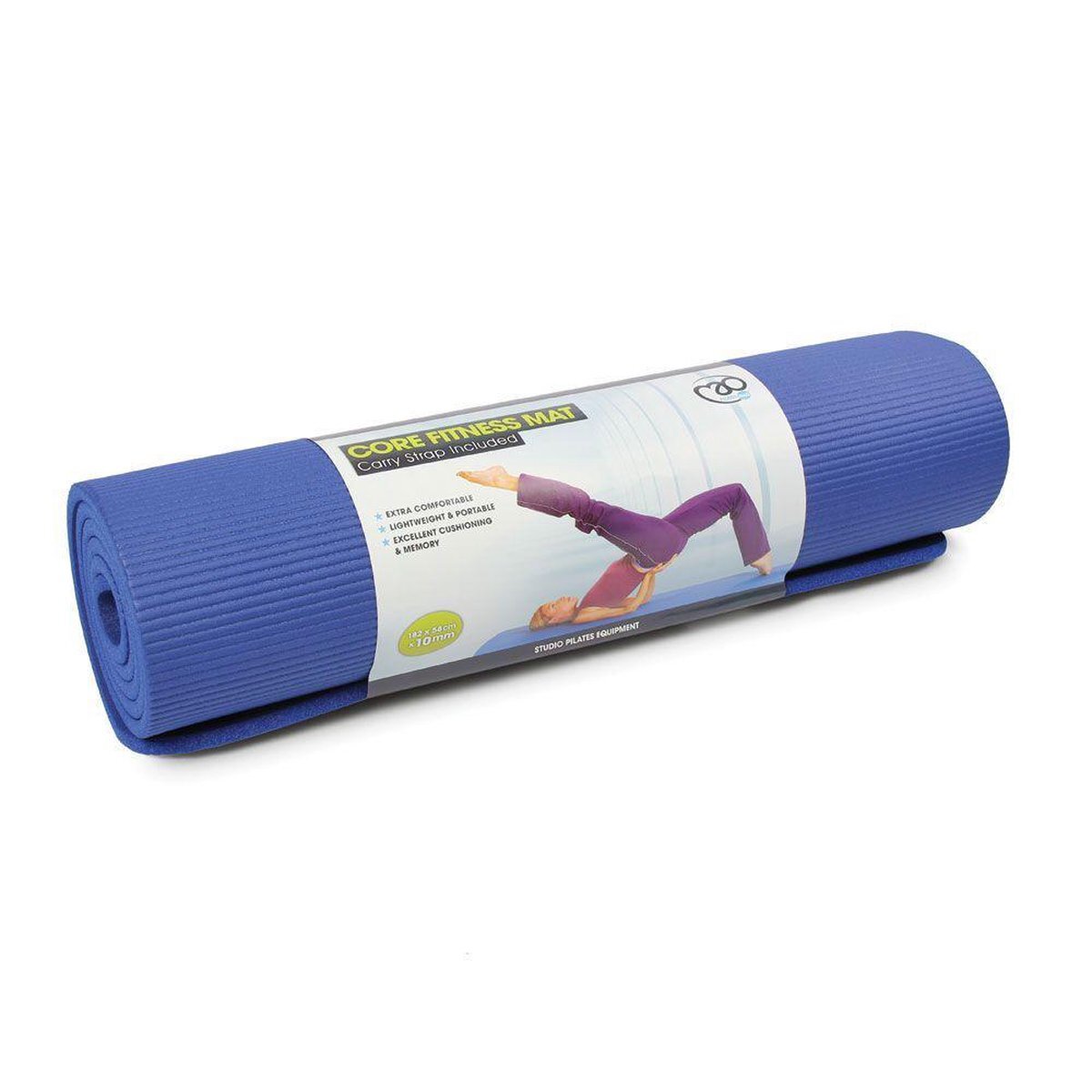 Fitness-Mad Fitness Mad Core Fitness Mat - 10 mm - Blauw