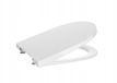 Roca Ona Abattant de WC Compact Duroplast Blanc, Soft-Close, Montage Rapide