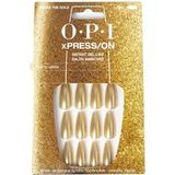 OPI xPRESS/ON Artificial Nails Nail Art #Break the Gold 30 u