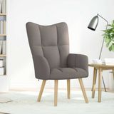 Maison Exclusive fauteuil de relaxation, couleur taupe, rembourré
