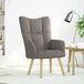Maison Exclusive fauteuil de relaxation, couleur taupe, rembourré