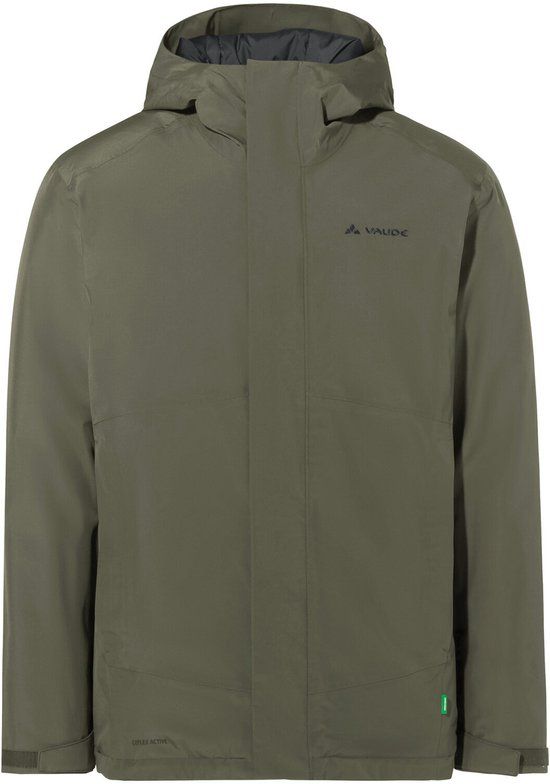 VAUDE Men's Rosemoor Padded Jacket II, Jas, Regenjas, outdoorJas, Regenjas, met kap, Hardshell Jas, Regenjas, waterdicht, Heren, Outdoorjas