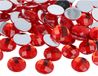 Decoratieve edelstenen van acryl, rood, 18 mm, 200 stuks.