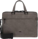 PICARD Leren Business tas Schoudertas met laptopvak Casual Business Bag Taupe