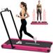 Squatz Walking Pad met Trilplaat en Handrail Zwart