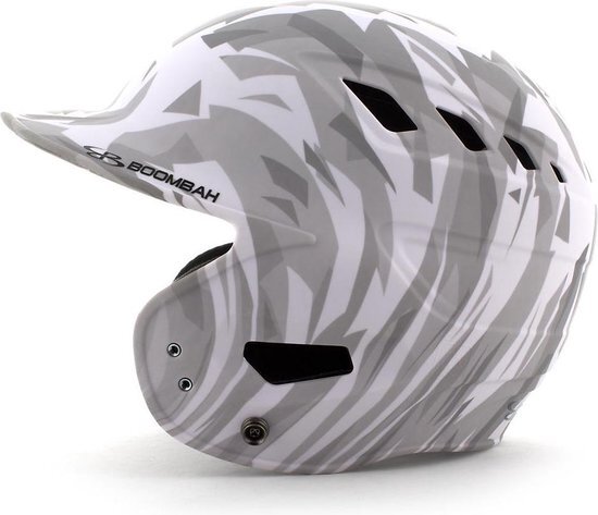 Boombah Defcon Batting Helmet Stealth Camo Adult Wit