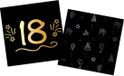 Folat Servetten Shining Glam 18 Jaar 16 Stuks 33 x 33 cm